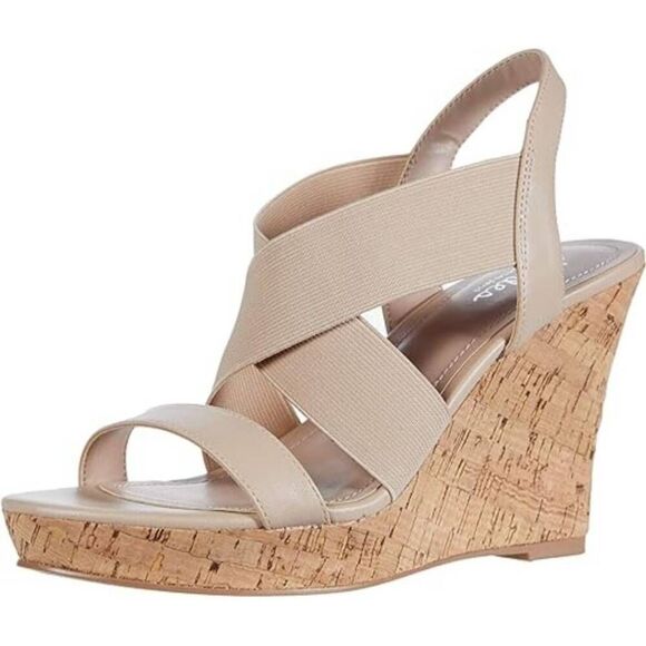 Charles by Charles David Alyce Wedge Espadrille Sandal size 7.5 - Picture 1 of 8